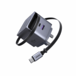UGREEN 65826 Nexode Pro 65W GaN Charger with Retractable USB-C Cable
