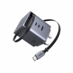 UGREEN 65829 Nexode Pro 100W GaN Charger with Retractable USB-C Cable