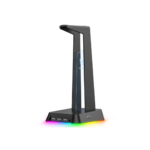 ONIKUMA ST-2 RGB Gaming Headphone Stand with 3 USB and 3.5mm AUX Ports