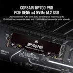 Corsair MP700 Pro 2TB Gen5 M.2 PCIe NVMe Internal SSD - Image 5