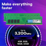 Crucial 32GB (1X32GB) DIMM DDR4 3200MHz Desktop  RAM - Image 5