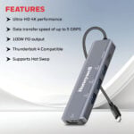 Honeywell 5 in 1 Type-C Docking Station - Image 6