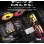 Corsair Icue Link Titan 360 RX LCD Liquid Cooler - Image 2