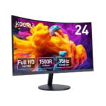 KOORUI 24N5CA 24-inch VA FHD 75Hz 1500R Curved Gaming Monitor