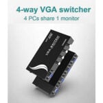 4 Port VGA Switch Video Selector Switcher Box (4 Input 1 Output) - Image 5