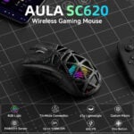 Aula SC620 BT5.0/2.4G Wired Ergonomic Gaming Mouse - Image 12