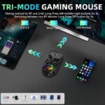 Aula SC620 BT5.0/2.4G Wired Ergonomic Gaming Mouse - Image 11