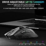 Aula SC620 BT5.0/2.4G Wired Ergonomic Gaming Mouse - Image 9