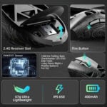 Aula SC620 BT5.0/2.4G Wired Ergonomic Gaming Mouse - Image 8