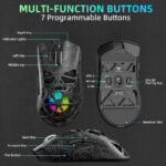 Aula SC620 BT5.0/2.4G Wired Ergonomic Gaming Mouse - Image 2