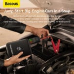Baseus 2 in 1 8000mAh 1000A Car Jump Starter & Inflator Pump - Image 4