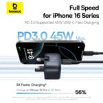 Baseus PicoGo AE11 45W GaN 6 Type-C Fast Charger - Image 4
