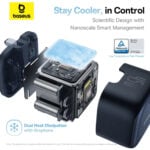 Baseus PicoGo AE11 45W GaN 6 Type-C Fast Charger - Image 3