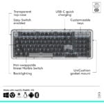 Logitech Alto Keys K98M Wireless Keyboard with Gasket Structure - Image 4