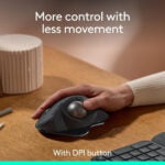 Logitech MX Ergo S Ergonomic Wireless Trackball Mouse - Image 8