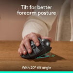 Logitech MX Ergo S Ergonomic Wireless Trackball Mouse - Image 7