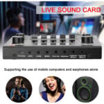 Multifunctional Live V9 Sound Card and BM800 Suspension Microphone Set for Broadcasting and Recording Podcasts - Image 5
