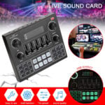 Multifunctional Live V9 Sound Card and BM800 Suspension Microphone Set for Broadcasting and Recording Podcasts - Image 6
