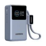 UGREEN 75701B Nexode Pro 55W 10000mAh Smart Digital Display Power Bank with Built-in Type-C Cable