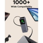 UGREEN 95670B 165W 20000mAh Laptop Charging Power Bank with Built-in Retractable Cable - Image 8