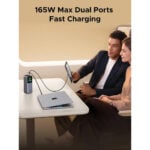 UGREEN 95670B 165W 20000mAh Laptop Charging Power Bank with Built-in Retractable Cable - Image 4