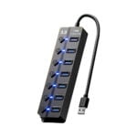 USB 3.0 7 Ports High Speed Multi Hub Expansion with 30cm Cable