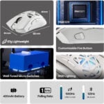 Aula SC620 BT5.0/2.4G Wired Ergonomic Gaming Mouse - Image 4