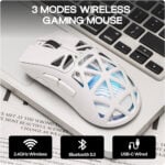 Aula SC620 BT5.0/2.4G Wired Ergonomic Gaming Mouse - Image 7