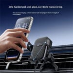 Yesido C318 15W Qi Wireless Car  Phone Holder - Image 4