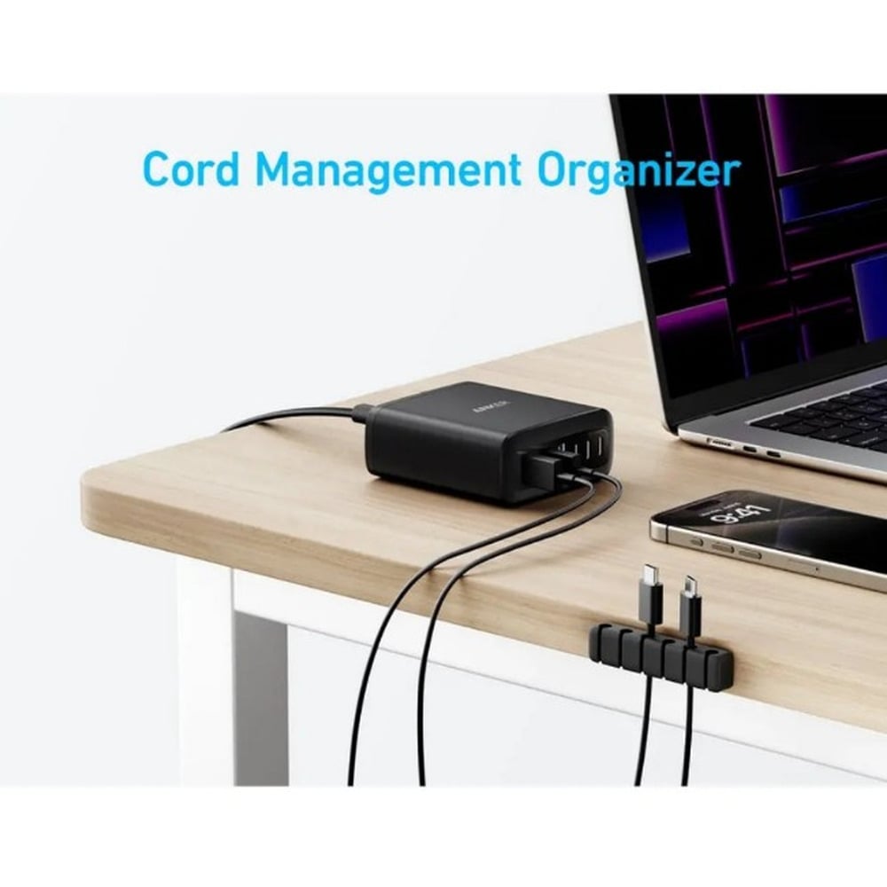 Anker A2154K11 112W 6 Ports 3-USB-C + 3 USB-A Multi-Device Fast