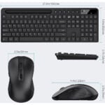 MARVO KC411W Wireless Keyboard and Mouse Combo - Image 5