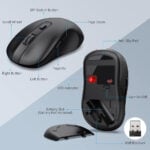 MARVO KC411W Wireless Keyboard and Mouse Combo - Image 3