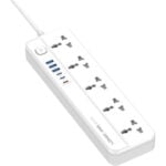 LDNIO SC5614C Power Strip Surge Protector with 5 AC Outlets + 3 USB + 3 Type-C Extension Power Cord - Image 2