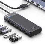 UGREEN 15548 USB to 4 USB Ports 3.0 (5Gbps) Hub with Type-C Power Supply - Image 6