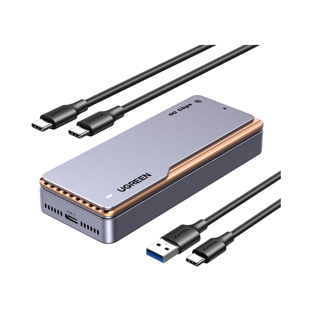 ugreen-15976 UGREEN 15976 40Gbps USB4® M.2 NVMe SSD Aluminum Alloy Enclosure - Image 1