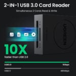 UGREEN 20250 USB 3.0 TF+SD Card Reader - Image 7