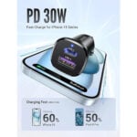 UGREEN 25845 30W Type-C + USB Dual Port Car Charger - Image 6