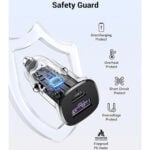 UGREEN 25845 30W Type-C + USB Dual Port Car Charger - Image 5