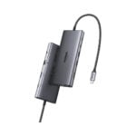 UGREEN 45520 11-in-1 Type-C To HDMI 4k 60Hz/ VGA / Type-C Data /2-USB 3.0 / RJ45 Gigabit / SD/TF / AUX3.5mm/ PD Hub