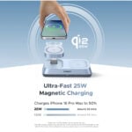 UGREEN 55678 25W  3-in-1 MagFlow Qi2.2 Certified Magnetic Wireless Charger - Image 7