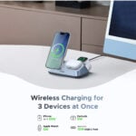 UGREEN 55678 25W  3-in-1 MagFlow Qi2.2 Certified Magnetic Wireless Charger - Image 4