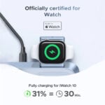 UGREEN 55678 25W  3-in-1 MagFlow Qi2.2 Certified Magnetic Wireless Charger - Image 3