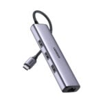 UGREEN  60600 Type-C to  3×USB 3.0 5Gbps /RJ45 Gigabit Ethernet 4 Port Type-C Multifunction Hub