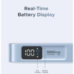 UGREEN 65958B 25W 10000mAh Magflow QI2 Magnetic Wireless With Type-C Built-in Cable Power Bank - Image 7
