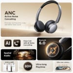 UGREEN HP207 Studio Plus 80Hrs Active Noise-Cancelling Headphones - Image 3