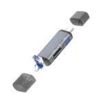 ADS-306 Multi Port 6 in 1 USB 3.0 + Type-C + Lightning Memory Card Reader Adapter