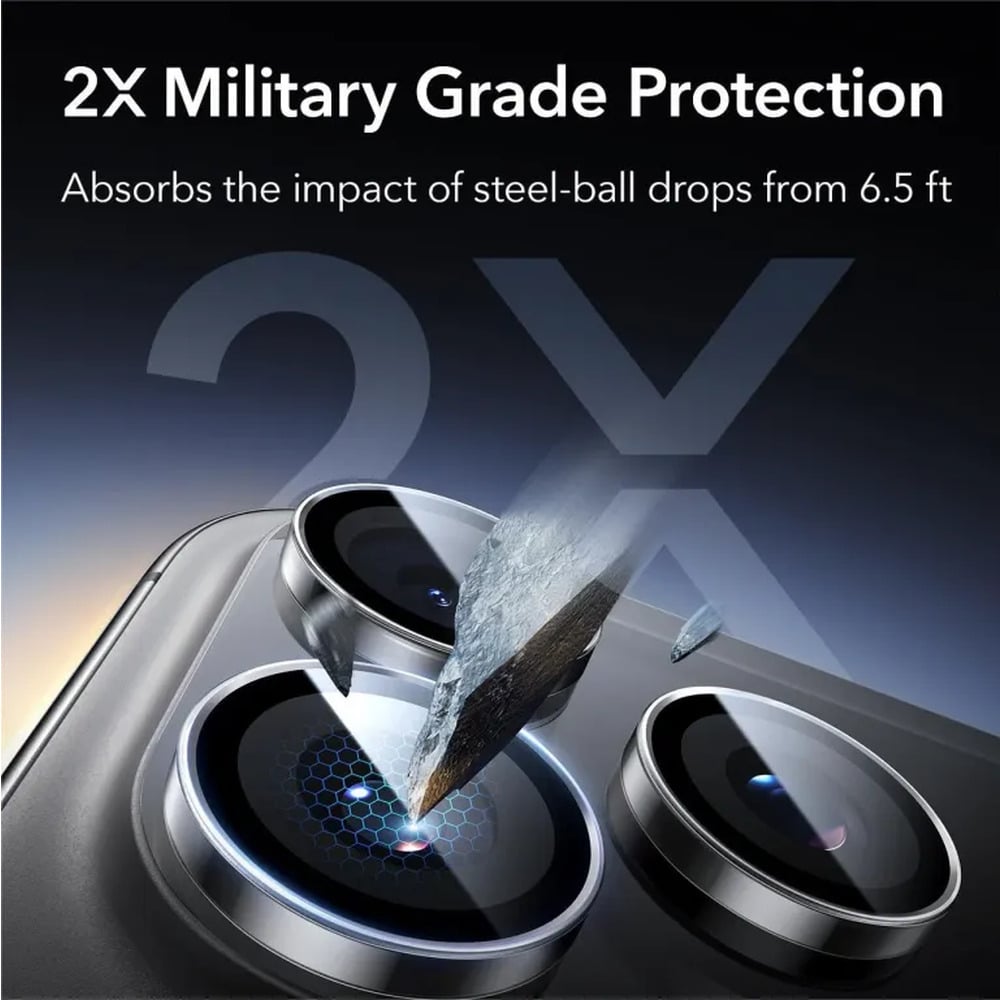 ESR Armorite Clear Camera Lens Protectors for iPhone 17 Pro