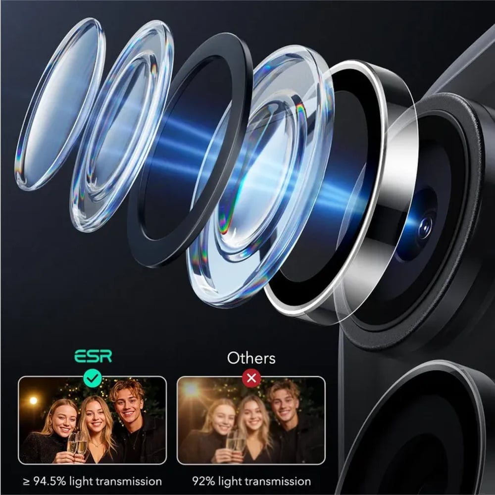 ESR Armorite Clear Camera Lens Protectors for iPhone 17 Pro