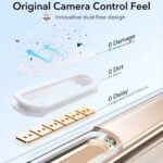 ESR Classic Hybrid Case with Stash Stand for iPhone 16 - Image 4