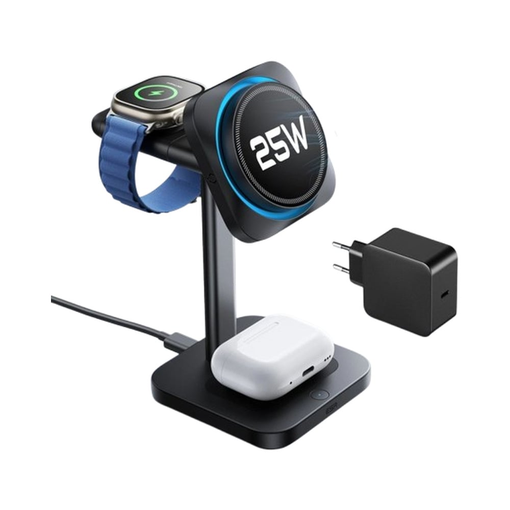 esr-cryoboost-3-in-1-magsafe-charging-station-25w-qi2-2 ESR CryoBoost 3-in-1 MagSafe Charging Station 25W Qi2.2 - Image 1